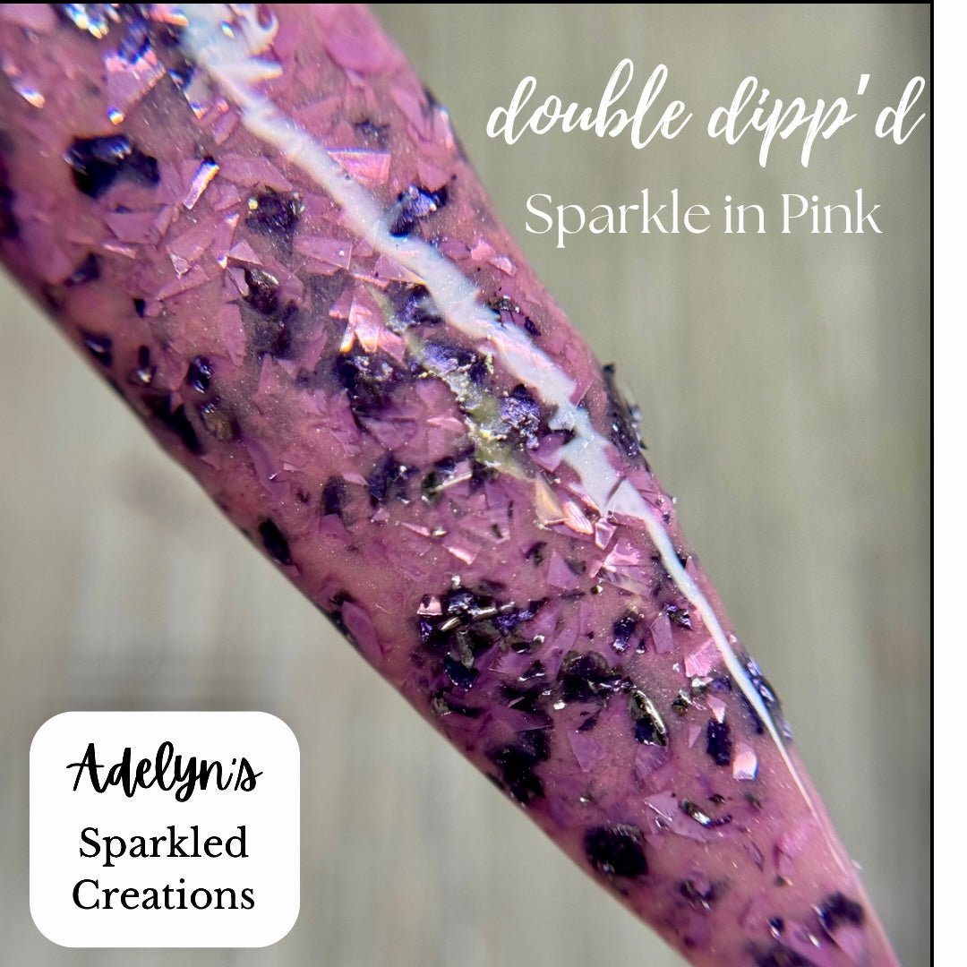 Sparkle in Pink - Closeout - Double Dipp'd Dip Powder
