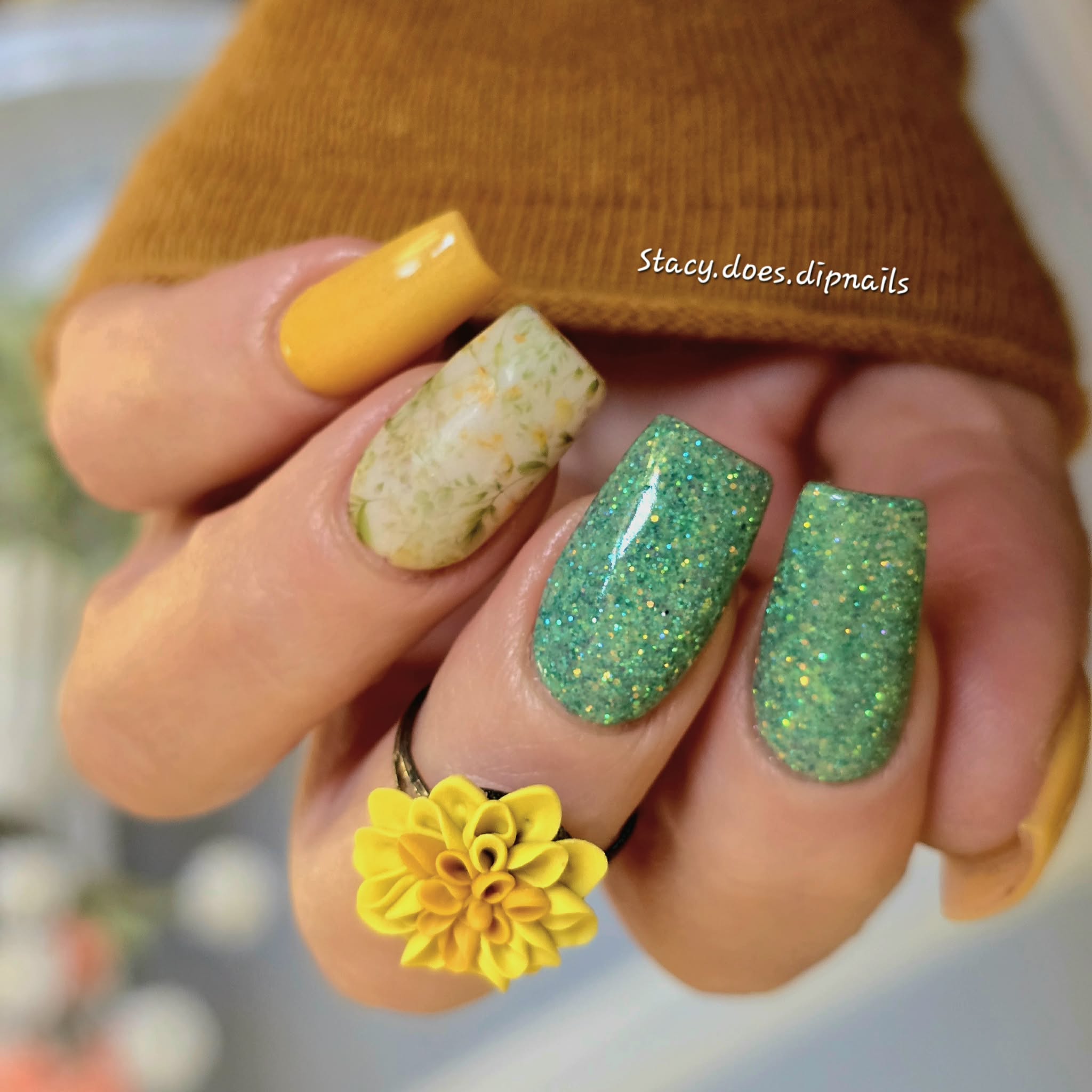 Spring is in the Air Dip Powder - Adelyn's Sparkled Creations - Double Dipp'd Dip Powder