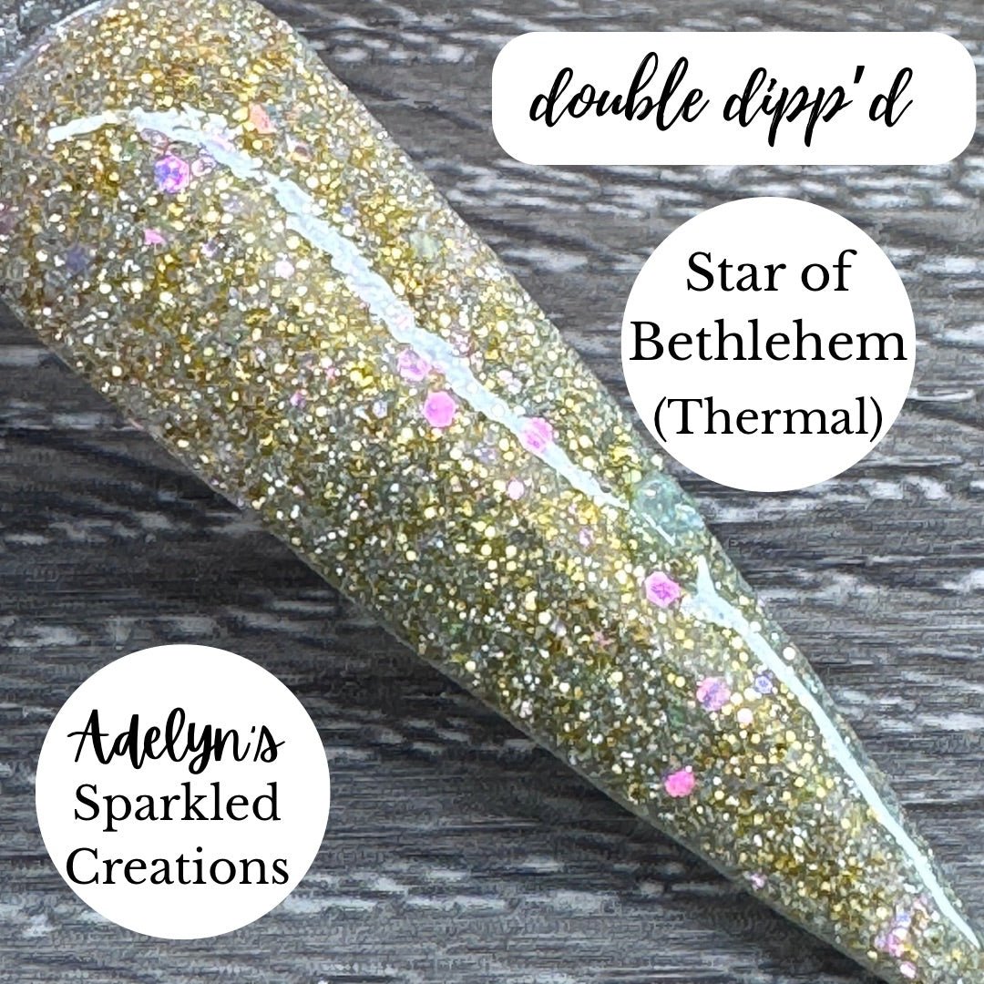 Star of Bethlehem Dip Powder - Adelyn's Sparkled Creations - Double Dipp'd Dip Powder
