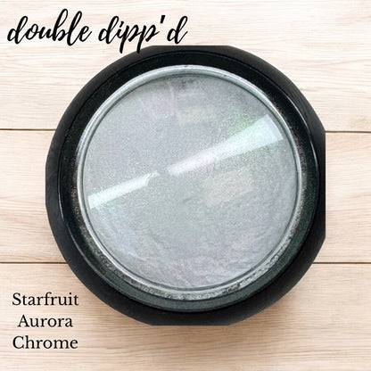 Starfruit Aurora Chrome - Chrome - Double Dipp'd Dip Powder