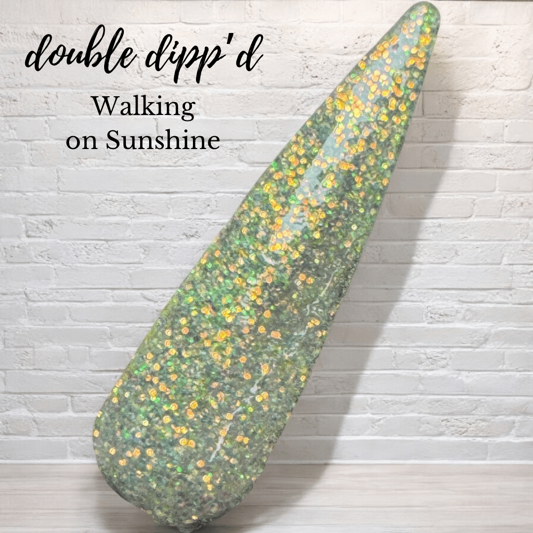 Walking on Sunshine - Closeout - Double Dipp'd Dip Powder