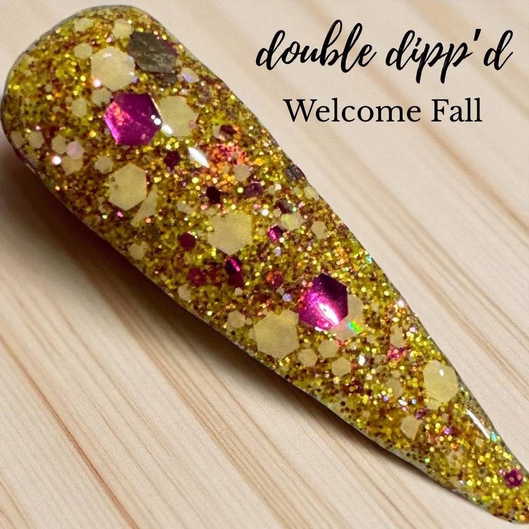 Welcome Fall Dip Powder - Dip Powder by Double Dipp'd Dip Powder