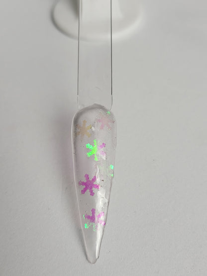 Iridescent Snowflakes
