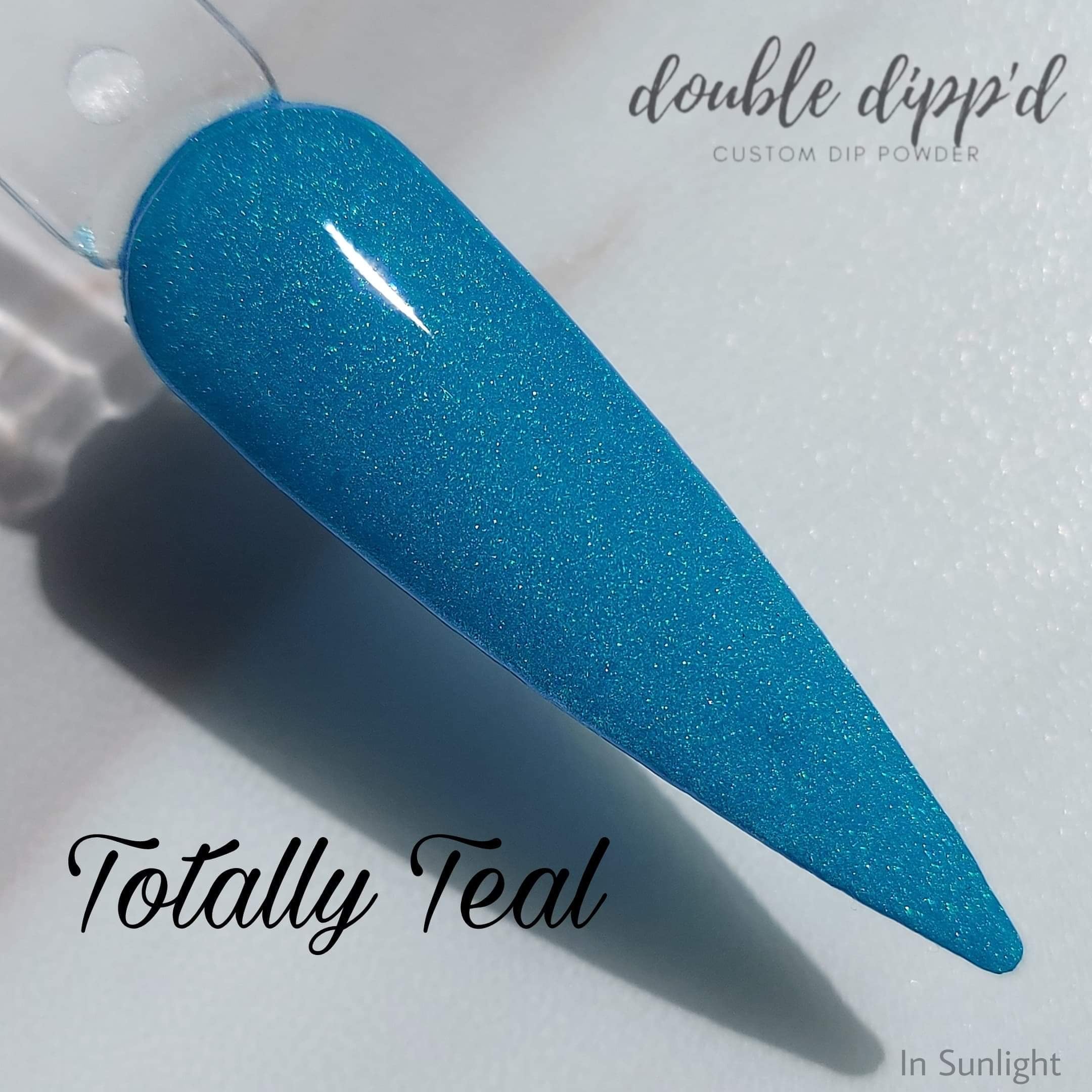 Totally Teal – Double Dipp'd Dip Powder