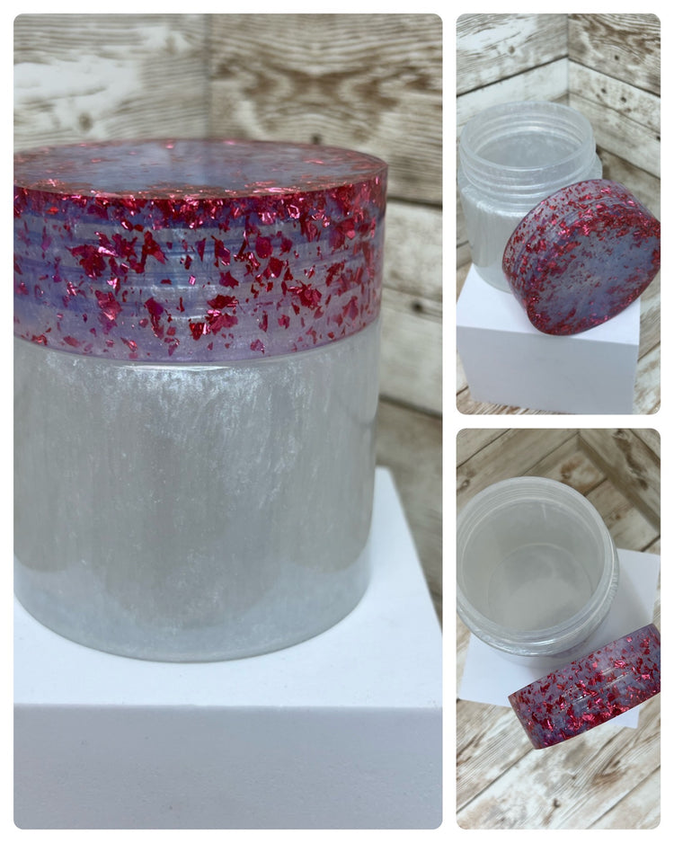 Resin Jars with Lids