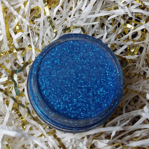 Blue Edible Glitter  Sapphire Blue Prism Powder