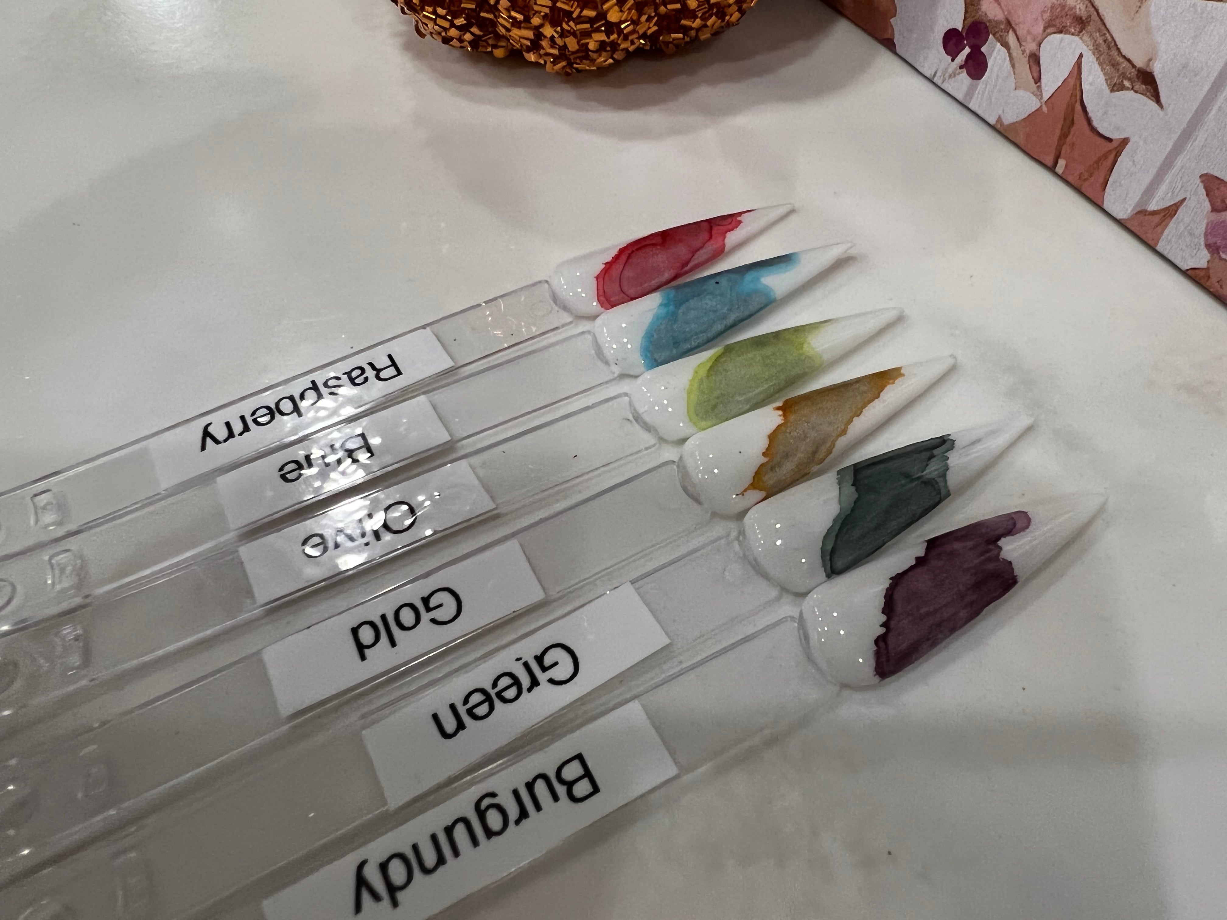 Metallic Marble Alcohol Ink