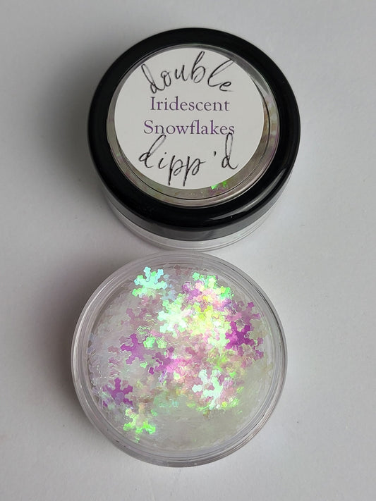 Iridescent Snowflakes - Double Dipp'd Dip Powder