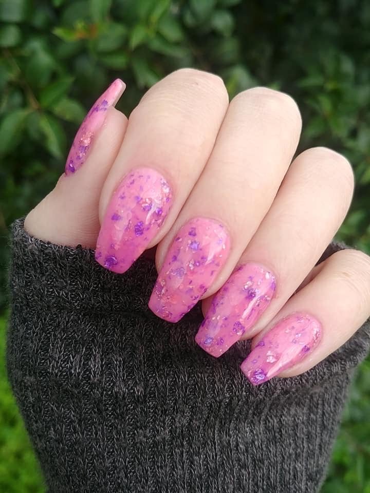 Tiptoe Through the Tulips - Foil - Double Dipp'd Dip Powder